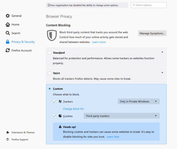 Mozilla-Cookie-Settings | mediaplannerblog.com